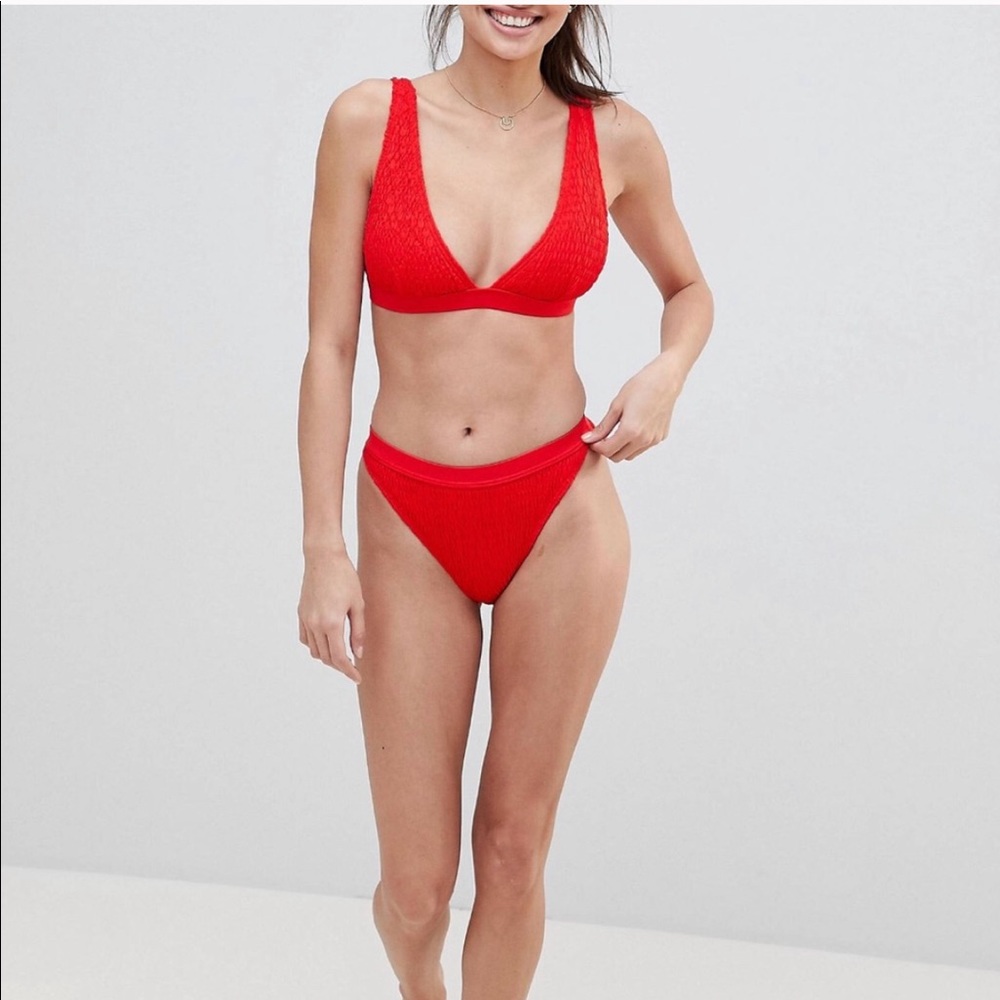 South Beach Crinkle Bikini Set
